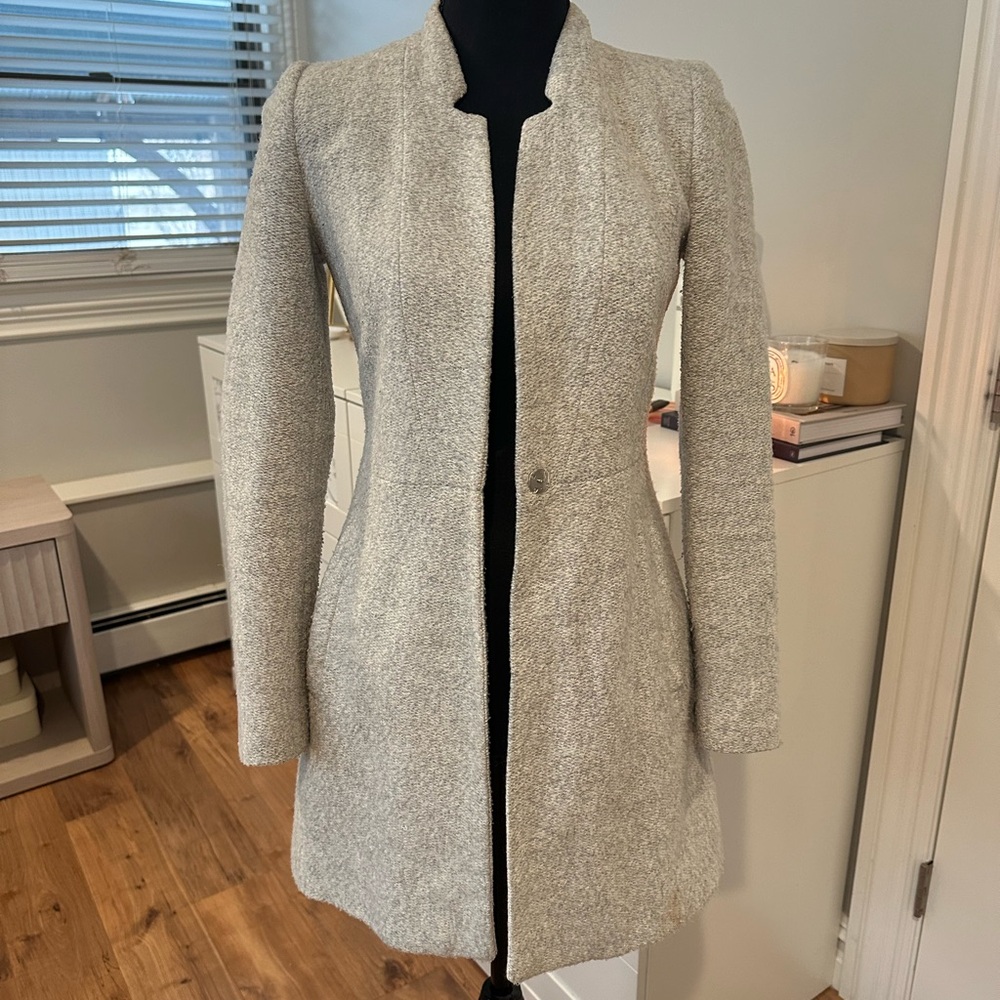 Zara Women's Grey Trench Coat